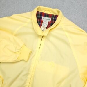 Izod Yellow Windbreaker Jacket